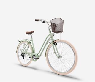 Bicicleta Urbana Clásica Verde