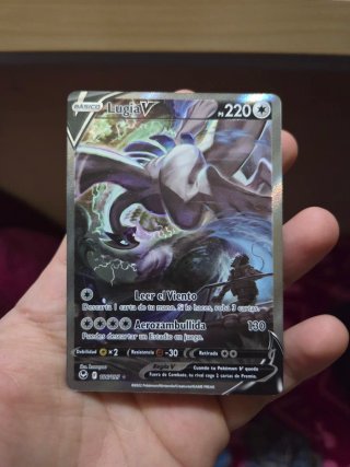Carta Pokemon Lugia V 186 Tempestad Plateada