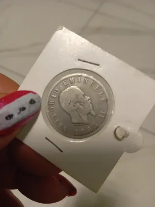 Moneta Argento Due Lire da Collezione