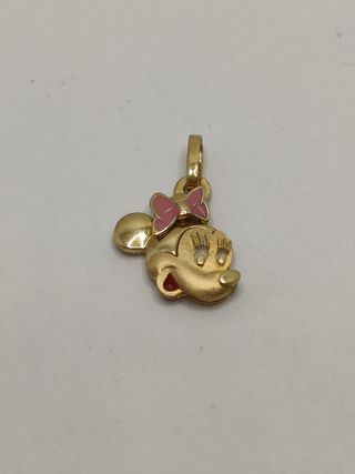 Colgante Minnie Mouse Oro 18K