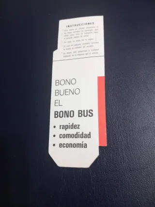 Abono Bus EMT Madrid 10 viajes 80s