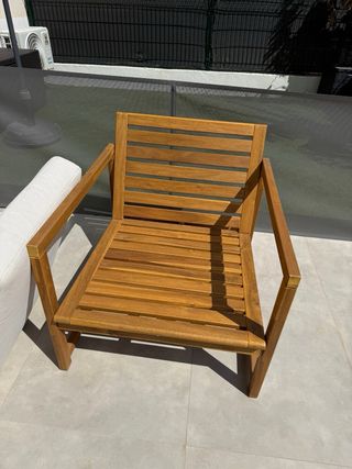 Sillón exterior Nammaro madera Ikea