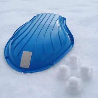 Trineo para nieve infantil azul