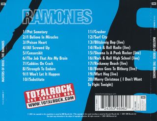 Ramones – Masters Of Rock - CD - Nuevo