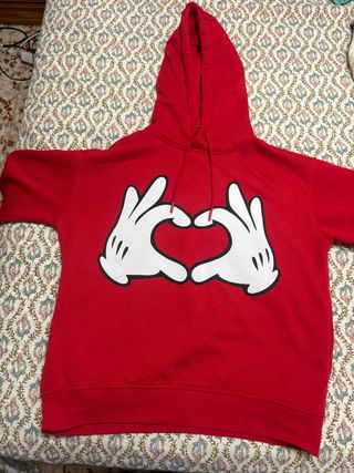 Sudadera Disney Mickey Corazón Talla S