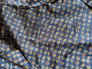 ¡Oferta! Pijama Seda Hombre Motivos Rey Azul/Dora