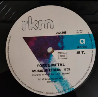 1982 Heavy Metal - Force Metal Vinilo Maxisingle