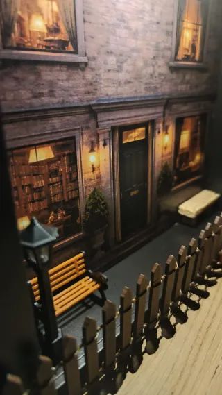 Maqueta estilo Agatha Christie / Sherlock Holmes