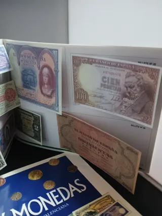Álbum Historia Comunidad Valenciana: Billetes y Mo