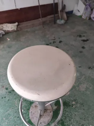 Juego 6 taburetes acero inoxidable