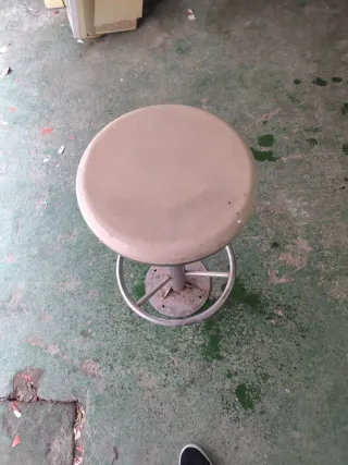 Juego 6 taburetes acero inoxidable