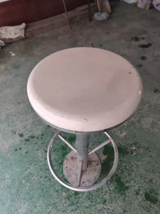 Juego 6 taburetes acero inoxidable