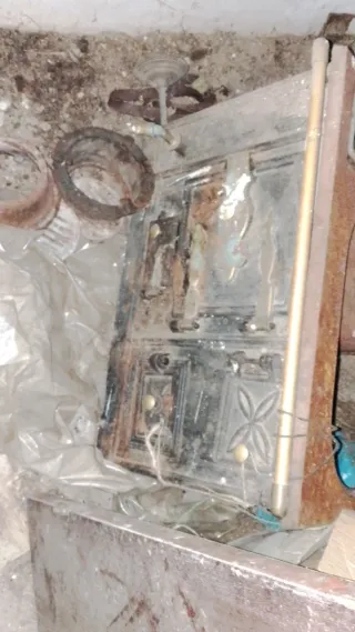 Chimenea antigua para restaurar