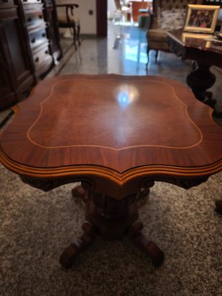 Conjunto Tresillo + 2 Mesas + Reloj