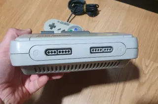 Consola Super Nintendo SNES Gris + Juego