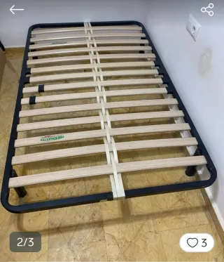 Cama 1.10x1.90 con colchón