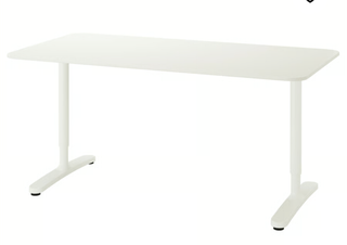Mesa BEKANT nueva regulable blanca 160x80