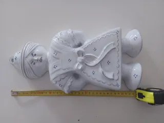 Decorazione Vintage Nonna Bavarese in ceramica