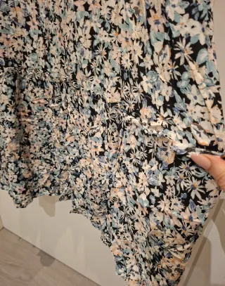 Vestido largo estampado floral