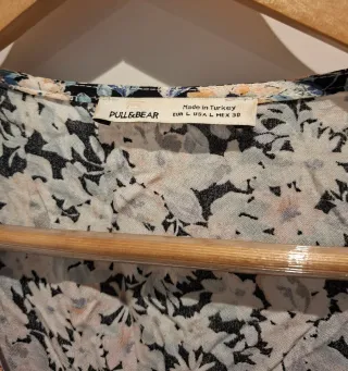 Vestido largo estampado floral