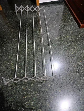 Tendedero extensible 1.80m metal plata