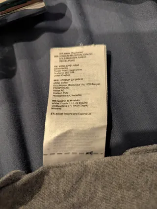 Camiseta Adidas Gris