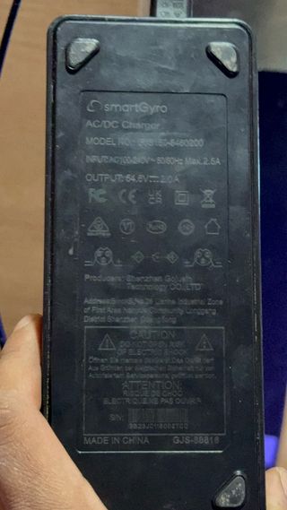 Cargador Smartgyro Rockway Patinete Eléctrico