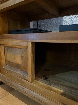 Mueble de salón de nogal