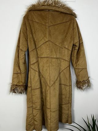 Cappotto afghano pelliccia sintetica S
