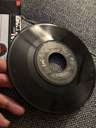 Vinilo Single Ebony and Ivory