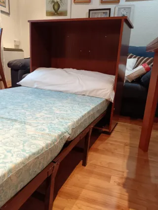Mueble Cama Plegable de Madera