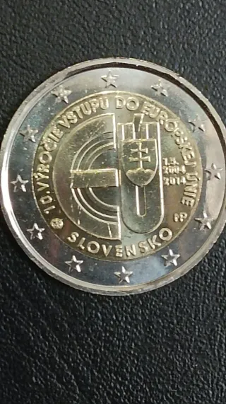 Moneda 2€ Eslovaquia 10º Aniversario Euro