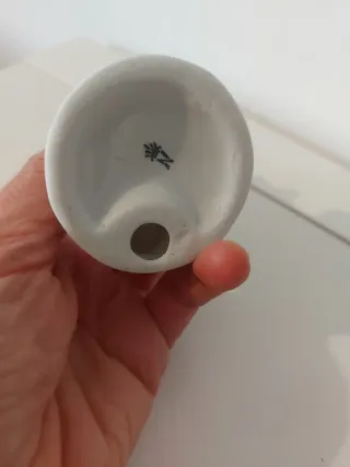 Statuetta bimba con gattino ceramica Capodimonte