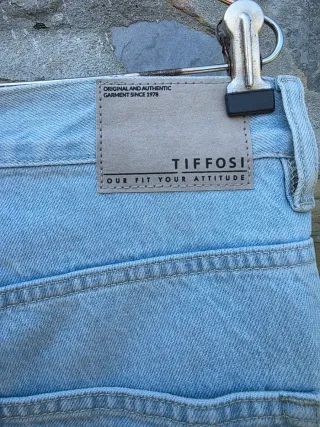 Calça de ganga Tiffosi azul tamanho M