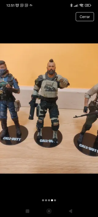 Lote 4 Figuras Call of Duty McFarlane Toys