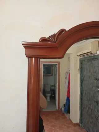 Espejo antiguo madera y cristal