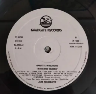 LP 1980 ELECTRO SYNTH Jezz Woodroffe - Opposite Di