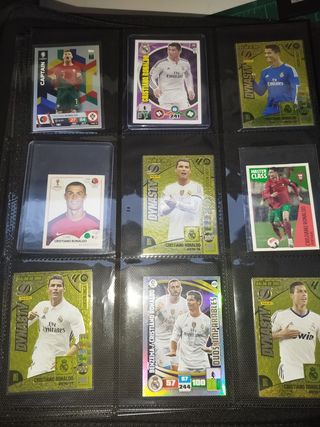 Colección Cromos Cristiano Ronaldo Panini
