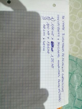 Ventanas de aluminio Y cristales