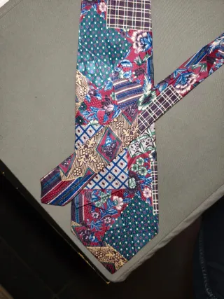 Cravatta fantasia patchwork Giaccomo Larusso