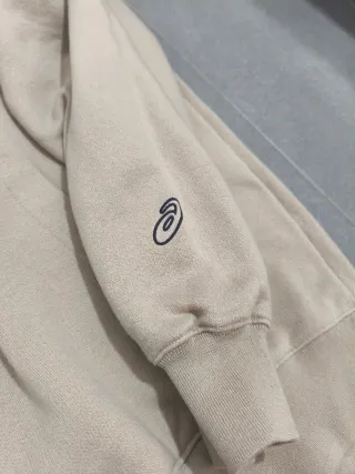 Sudadera Asics Beige Capucha Talla XL