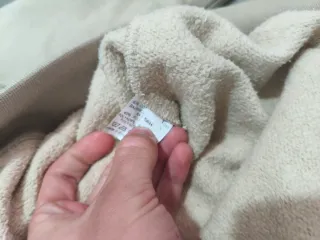 Sudadera Asics Beige Capucha Talla XL