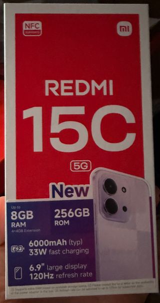 Xiaomi Redmi 15C 8GB 256GB 5G NFC No hago envios.