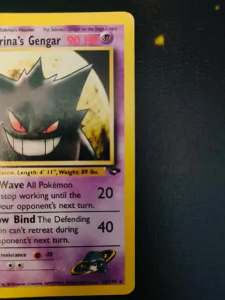 Carta Pokémon - Sabrina's Gengar 29/132