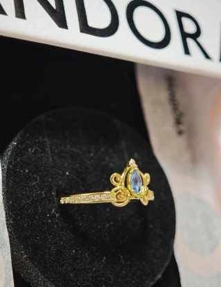 Anillo Pandora Carroza Cenicienta