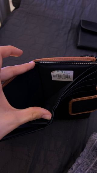 Cartera D&V Negra y Marrón Corteingles