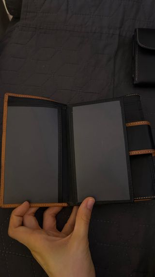 Cartera D&V Negra y Marrón Corteingles