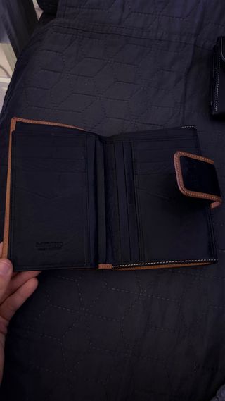 Cartera D&V Negra y Marrón Corteingles