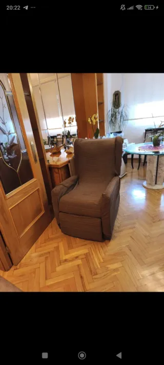 2 Butacas Reclinables Marrones