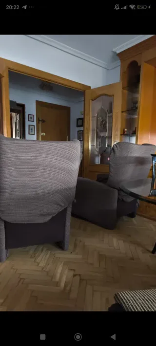 2 Butacas Reclinables Marrones